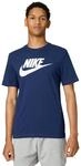 Nike Herren Nsw Icon Futura T Shirt, Midnight Navy/White, L EU