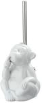 WENKO WC-Garnitur Mod. Monkey Quiet stilvoller Toilettenb&uuml;rstenhalter mit B&uuml;rste in