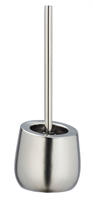 WENKO WC-Garnitur Mod. Badi Chrom matt, hochwertige Keramik mit Metallic-Oberfl&auml;che,