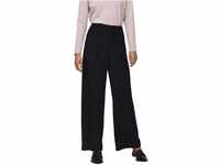 SELECTED FEMME Damen Slftinni Mw Wide Pant Noos Hose, Schwarz, 34 EU