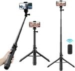 SIRUI MS-01K Stativ 138cm & Selfiestick f&uuml;r Smartphones und Actioncams, Schwarz