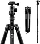 SIRUI Traveler 7C Carbonfaser Reisestativ 166 cm mit E-10 360&deg; Kugelkopf, f&uuml;r...