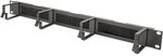 DIGITUS Kabel-Rangierpanel mit Durchf&uuml;hrung - 1HE - 4 F&uuml;hrungsb&uuml;gel 44 x 60...