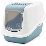 Savic Katzenklo - Nestor Bluestone - Katzentoilette mit klappbarer Front -