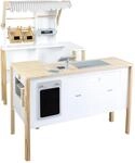Small Foot Kaufladen und Kinderk&uuml;che 'fresh' aus Holz, ab 3 Jahren, mit Zubeh&ouml;r,