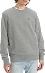 Levi's Herren-Sweatshirt mit Rundhalsausschnitt, Mei&szlig;elgraues Heidekraut