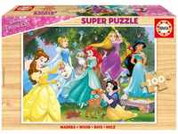 Educa - Holzpuzzle mit 100 Teile | Disney Prinzessinnen, 100 Teile Puzzle für...