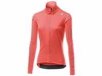 CASTELLI Women's Transition W Jacket, Brilliant rosa/dunkelstahlblau, S