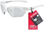 ALPINA TWIST FIVE S HR V Sportbrille, white gloss, One Size