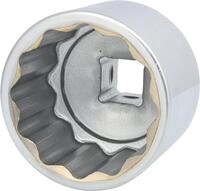 KS Tools 911.1064 1" 12-kant-Stecknuss, kurz, 70 mm