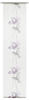 Gardinia Flächenvorhang Stoff waschbar 126 Flower weiß/lila 60 x 245 cm
