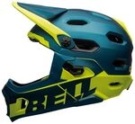 Bell Bike SUPER DH Spherical Helme Matte/Gloss Blue/Hi-Viz L