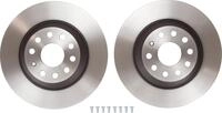 TRW DF6504 2x Bremsscheiben Kompatibel mit VW Golf VII (5G1, BQ1, BE1, BE2,...
