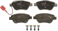 TRW GDB1482 Bremsbelagsatz 4-Teilig f&uuml;r Fiat 500 (312_) 2007 - Vorderachse und