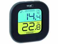 TFA Dostmann FUN Thermometer mit Aussensensor Funk, innen/aussen, digital,