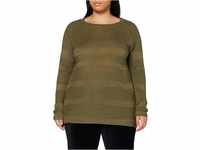 Only Carmakoma Damen CARAIRPLAIN L/S KNT NOOS Pullover, Kalamata, L-50/52