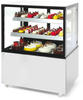HENDI Kühlvitrine, mit 2 Regalen, Displaykühlschrank, Kuchenvitrine, -1/5˚C,...