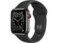 Apple Watch Series 6 (GPS + Cellular, 40 mm) Edelstahlgehäuse Graphit,...