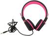 KURIO Head-Band Headphone, Pink/Black