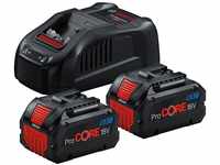 Bosch Professional 18V System Akku-Set: 2x Akku ProCORE18V 5.5 Ah (18V, 955 g) +