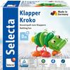Selecta 61044 Klapper-Kroko, Greifspielzeug, 3 Monate to 3 Jahre,10 cm