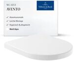 Villeroy & Boch WC-Sitz Avento - Toilettendeckel Wei&szlig; gl&auml;nzend mit Absenkautomatik