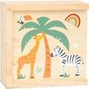 small foot Memo "Safari" aus Holz, mit Tiermotiven, Spiel- und Merkspaß, mit 28
