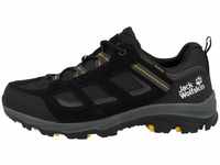 Jack Wolfskin Herren Vojo 3 Texapore Low M, Black Burly Yellow Xt, 45 EU