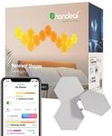 Nanoleaf Shapes Hexagon Erweiterungspack, 3 zus&auml;tzliche LED Panels - Smarte...