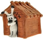 Plastoy 80070 - Idefix Hundh&uuml;tte - Mini-Sparschwein, Keine