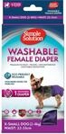 Simple Solution Hunde Windeln waschbar XS