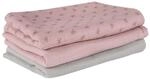 roba organic 3er Windel Set Lil Planet - 80 x 80 cm - Musselin - Textilwindeln aus