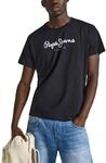 Pepe Jeans Herren Eggo N T-Shirt, Black (Black), M