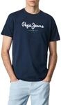 Pepe Jeans Herren Eggo N T-Shirt, Blue (Navy), S