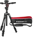 Manfrotto Befree Advanced 3-Way Tripod Kit, Tripod and Fluid Head in Aluminium for