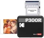 KODAK Mini 3 Retro 4PASS Mobiler Fotodrucker (7,6x7,6cm) - Schwarz