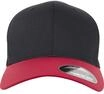Flexfit Cap Wooly Combed 2-Tone, Blk/Red, L/XL, 6277T