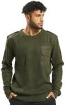 Brandit BW-Pullover - Rundhals, Oliv, Gr.- L/52