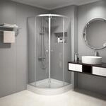 Duschkabine MARWELL Chrystal Round 90 x 90 x 200 cm dusche komplett inklusive