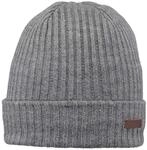 Barts Herren Wilbert Turnup Baskenm&uuml;tze, Grau (Heather Grey 0002), One Size