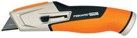 Fiskars Universalmesser mit einziehbarer Klinge, L&auml;nge 17,7 cm, Rostfreier