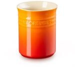 LE CREUSET Topf f&uuml;r Kochkellen aus Steinzeug, 1,1 Liter, Ofenrot, 71501110900001