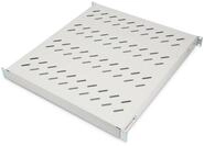 DIGITUS Fachboden zum Festeinbau &ndash; Variable Tiefe &ndash; 19-Zoll 1HE &ndash; Grau