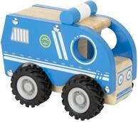 small foot Polizeifahrzeug aus Holz, 100% FSC-Zertifiziert, auch f&uuml;r drau&szlig;en