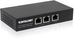 intellinet 561266 2-Port Gigabit High-Power PoE+ Extender, 2 PSE-Ports Metall...