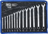 BGS Maul-Ringschl&uuml;ssel-Satz - extra lang - SW 6-19 mm - 14-tlg.