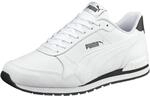 PUMA Unisex ST Runner v2 Full L Low-Top Trainer, Puma White-Puma White, 45 EU