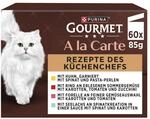 Gourmet A la Carte Katzenfutter nass, Sorten-Mix, 60er Pack (60 x 85g)