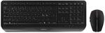 CHERRY GENTIX Desktop, Kabelloses Tastatur-Maus-Set, Pan-Nordisches Layout (QWERTY),
