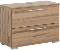 Schildmeyer Waschbeckenunterschrank Carlos 148599, eiche landhaus Dekor, 80,2 x 59,1